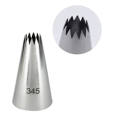 Vidutinio atvirumo žvaigždutės antgaliai Nerūdijančio plieno glazūra vamzdžių purkštukai Tortų dekoravimas konditerijos antgalių rinkiniai Kekselių įrankiai Kepiniai