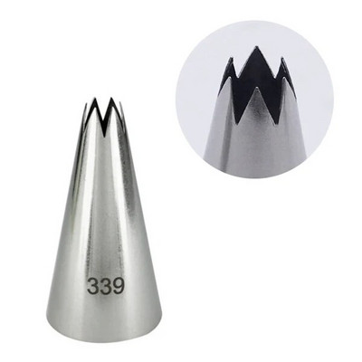 Vidutinio atvirumo žvaigždutės antgaliai Nerūdijančio plieno glazūra vamzdžių purkštukai Tortų dekoravimas konditerijos antgalių rinkiniai Kekselių įrankiai Kepiniai