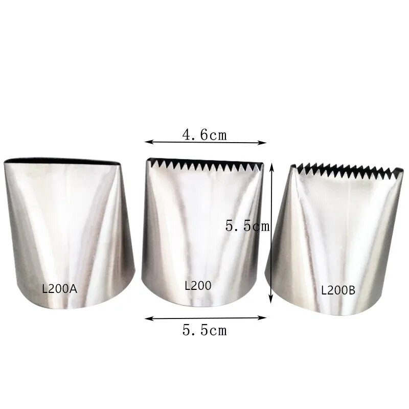 1 tk eriti suur roostevabast terasest otsik jäätumine torude otsikud kreemkoogi kaunistamise tööriistad kondiitritoodete otsik Fondant küpsetustarvikud