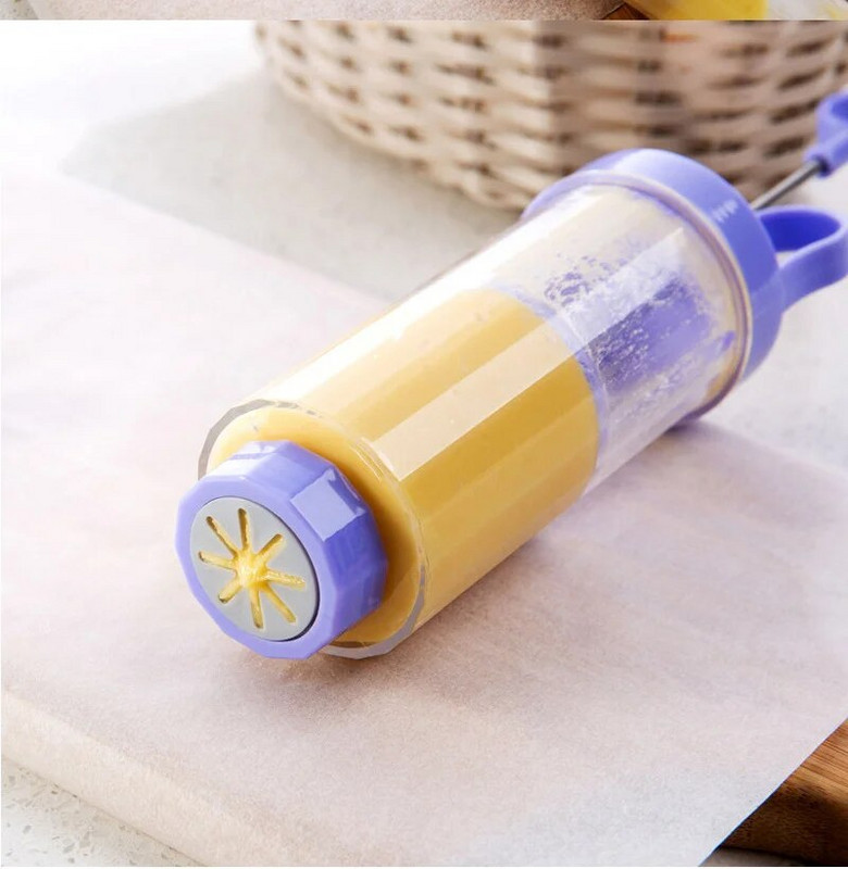 Uus käsitsi küpsiste pressimismasin, kaunistuspressimismasin Churros seadme fritüüride küpsetustööriista valmistamiseks