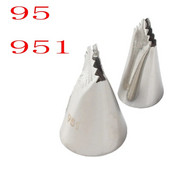 95#/951# lehed roostevabast terasest glasuurtorustiku otsikud kookide kaunistamine kondiitritoodete otsikute komplektid koogitööriistad küpsetusnõud