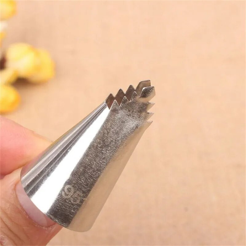 95#/951# lehed roostevabast terasest glasuurtorustiku otsikud kookide kaunistamine kondiitritoodete otsikute komplektid koogitööriistad küpsetusnõud