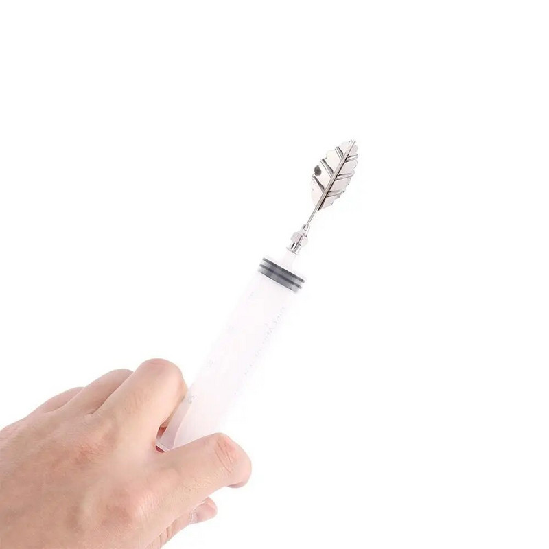 3D roostevabast terasest želatiin-želatiin fondant süstla nõela otsiku tööriist kooki kaunistuse kunsti otsikuga koogi tööriist