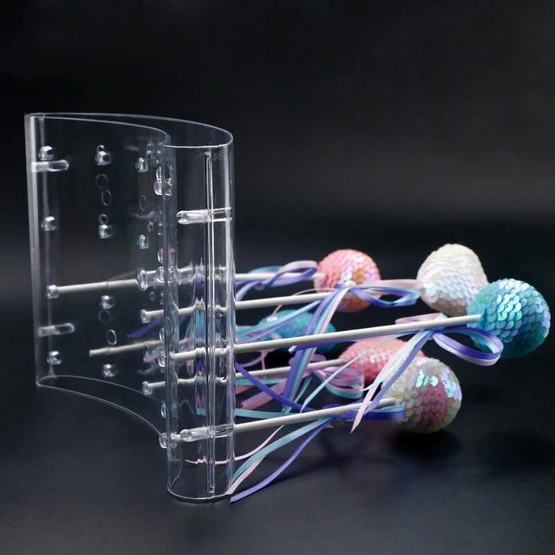 20 auguga DIY šokolaadikoogitööriist Köögitarvikud Läbipaistev kaarekujuline pulgakommi vitriin, kommid, käsitöö kingitus