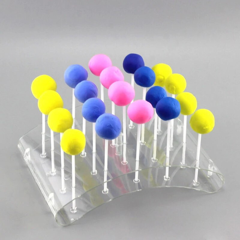 20 auguga DIY šokolaadikoogitööriist Köögitarvikud Läbipaistev kaarekujuline pulgakommi vitriin, kommid, käsitöö kingitus