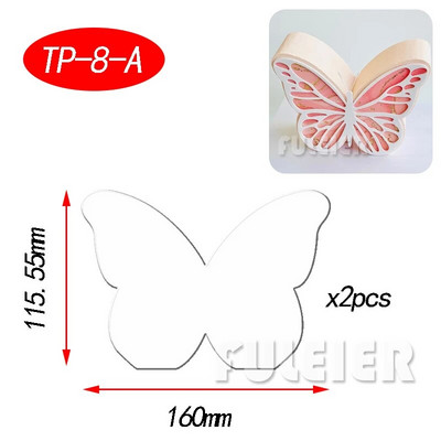 2vnt./rinkinys Akriliniai tortų diskai, skaidrūs meniniai, tuščia lenta, pyrago įrankių padėklas, stovas pyrago kepimui, dekoravimo įrankis, kepimo priedai