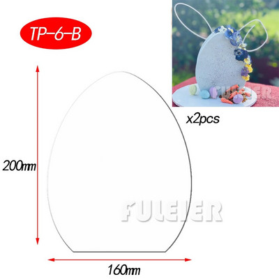 2vnt./rinkinys Akriliniai tortų diskai, skaidrūs meniniai, tuščia lenta, pyrago įrankių padėklas, stovas pyrago kepimui, dekoravimo įrankis, kepimo priedai