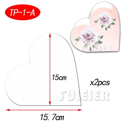 2vnt./rinkinys Akriliniai tortų diskai, skaidrūs meniniai, tuščia lenta, pyrago įrankių padėklas, stovas pyrago kepimui, dekoravimo įrankis, kepimo priedai