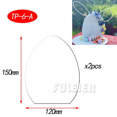 2vnt./rinkinys Akriliniai tortų diskai, skaidrūs meniniai, tuščia lenta, pyrago įrankių padėklas, stovas pyrago kepimui, dekoravimo įrankis, kepimo priedai