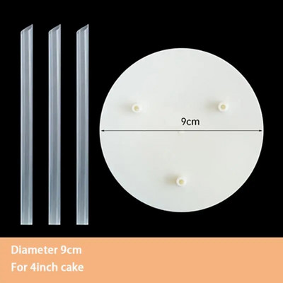 Daugiasluoksnis pyrago stovas, pakabinamas tarpiklis atraminis rėmas, apvalus tarpiklis, 4/6/8/10 colių kronšteinas deserto atramos kepimo įrankiai