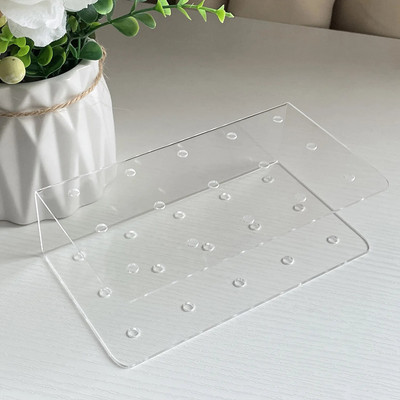 15 auguga koogi pulgakommi hoidja vitriin, akrüülist läbipaistev vastupidav komm pulmapeo sünnipäeva magustoidu alus