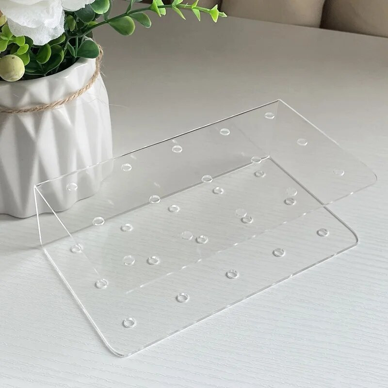 15 auguga koogi pulgakommi hoidja vitriin, akrüülist läbipaistev vastupidav komm pulmapeo sünnipäeva magustoidu alus