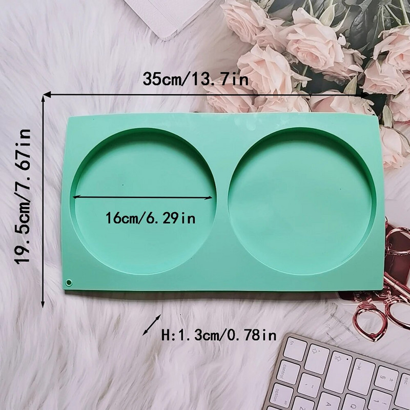 Silikónová forma na tortu s 2 diskami, 3D pena, ručne vyrobené pečivo, želé, vaječný koláč, chlieb, forma na pečenie