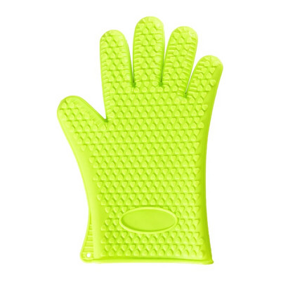 Silikoninės orkaitės pirštinės Orkaitės pirštinės karščiui atsparios pirštinės Pilnos pirštų plaštakos riešo apsauga Silikoninės orkaitės karščiui atsparios pirštinės Nauja