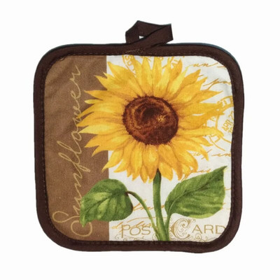 1tk 16,5x16,5cm ruudukujuline õmblemine puuvillane kuumakindel potihoidja potihoidja padjad lauaalus, köögi küpsetustööriist