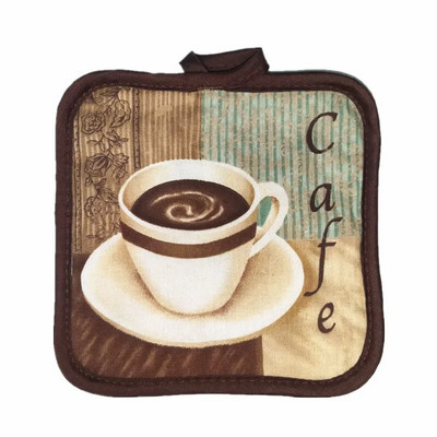 1tk 16,5x16,5cm ruudukujuline õmblemine puuvillane kuumakindel potihoidja potihoidja padjad lauaalus, köögi küpsetustööriist