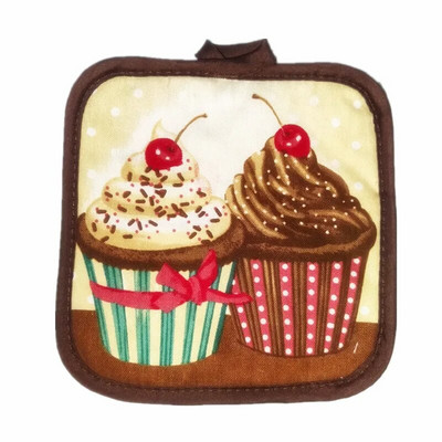 1tk 16,5x16,5cm ruudukujuline õmblemine puuvillane kuumakindel potihoidja potihoidja padjad lauaalus, köögi küpsetustööriist