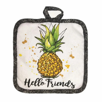 1tk 16,5x16,5cm ruudukujuline õmblemine puuvillane kuumakindel potihoidja potihoidja padjad lauaalus, köögi küpsetustööriist