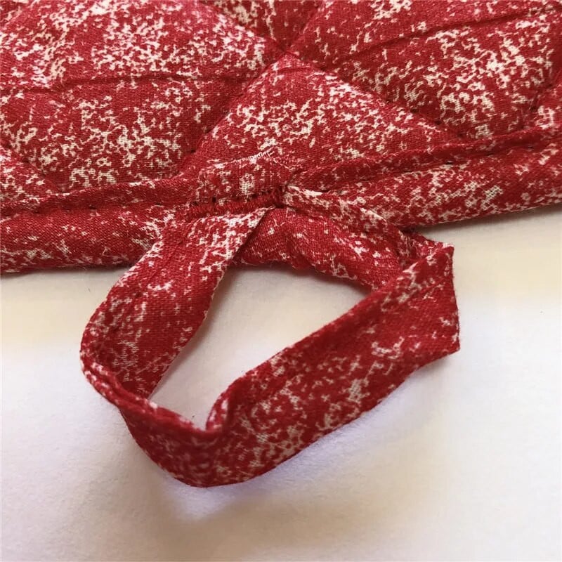 1tk 16,5x16,5cm ruudukujuline õmblemine puuvillane kuumakindel potihoidja potihoidja padjad lauaalus, köögi küpsetustööriist