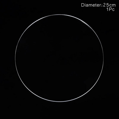 1/2/5 tk 10/15/20/25 cm akrüülist läbipaistvad ümmargused koogikettad Ring koogikaunistustarvikute jaoks Peo-tassikoogi magustoidualus Koogitööriistad