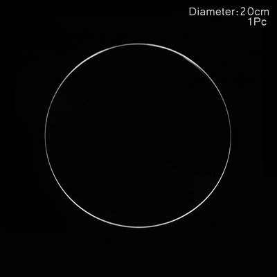 1/2/5 tk 10/15/20/25 cm akrüülist läbipaistvad ümmargused koogikettad Ring koogikaunistustarvikute jaoks Peo-tassikoogi magustoidualus Koogitööriistad
