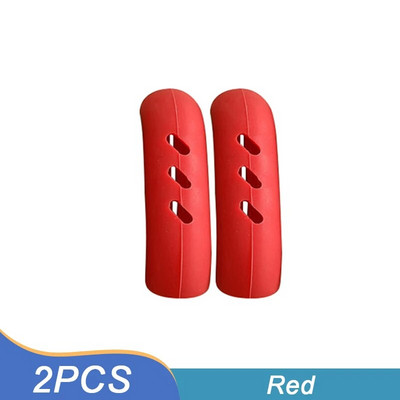 2/4/8 vnt. Silikoninis keptuvės rankenos dangtelio šilumos izoliacijos dangteliai puodo ausies segtukas Neslystantis garintuvas troškintuvo keptuvės rankenos laikiklis virtuvės įrankis