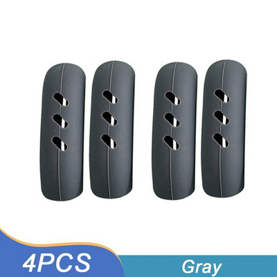 2/4/8 vnt. Silikoninis keptuvės rankenos dangtelio šilumos izoliacijos dangteliai puodo ausies segtukas Neslystantis garintuvas troškintuvo keptuvės rankenos laikiklis virtuvės įrankis