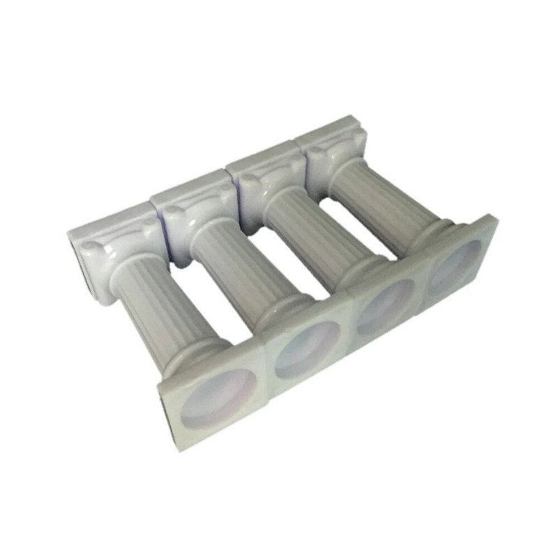 Mitmekihiline Rooma kolonni tugistendi sisekujundus, pulmatordialused, tordikaunistamise tööriistad, 7,5 cm, 12,5 cm, 17 cm, 4 tk