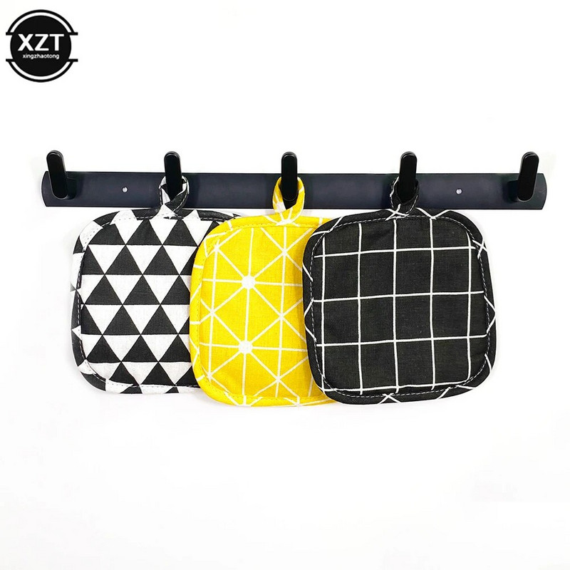 Nordijske izolacijske rukavice protiv opeklina Rukavice za mikrovalnu pećnicu otporne na visoke temperature za kuhinjsku pećnicu Pamučna i lanena podloga