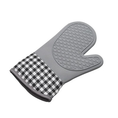 Isoleeritud ahjukindad Ühekordsed silikoonist kuumakindlad kindad kõrge temperatuuriga ahju mikrolaineahjus küpsetustööriistad koduköögi tööriist