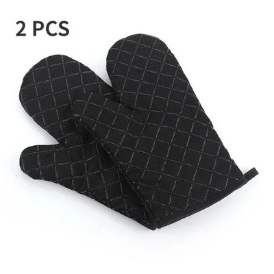 2 tk Köögi ahjukindad libisemiskindla silikoontrükiga puuvillase kindaga 1 paar kuumakindlaid toiduvalmistamis-küpsetus-grillitööriistu