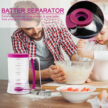 Pancake Batter Dispenser Batter Separator Cream Speratator Precise Portion Control για cupcakes/waffles/muffins mix/Cake Baked
