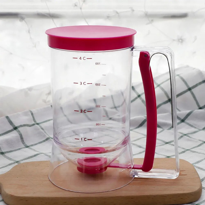 Blynų tešlos dalytuvas Tešlos skyriklis kremo Speratatorius Tikslus porcijų reguliavimas keksiukams / vafliams / bandelių mišiniui / kepamam pyragui