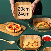 Spetsiaalne paber õhufritüüri küpsetamiseks Õlikindel õli imav paber majapidamises kasutatavate BBQ-plaadiga ahjude jaoks.