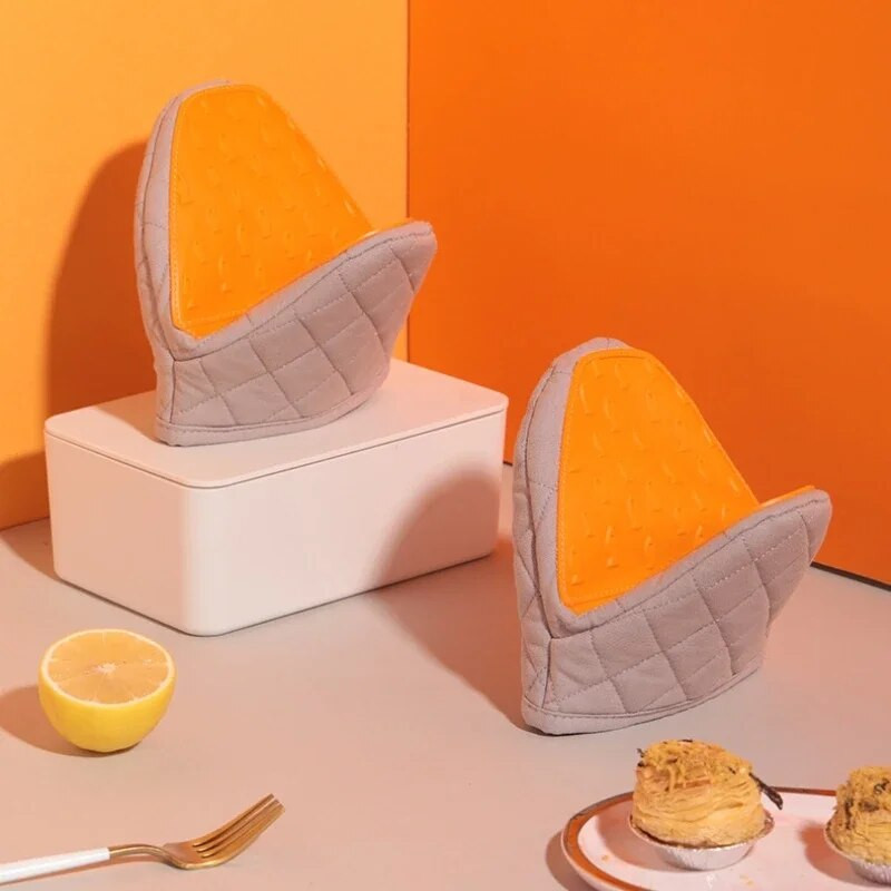 1 τεμ. Αριστερό και δεξί χέρι γενικής χρήσης θερμομόνωση χεριού Κλιπ σιλικόνης κατά του ζεματίσματος Γάντι φούρνου Θήκη Γάντια σιλικόνης κουζίνας