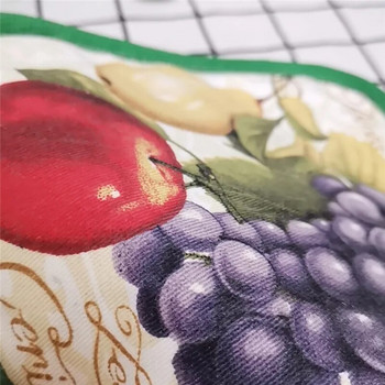 1 бр. 17x17 см шивашка памучна цветна подложка с отпечатани плодове Coaste Talbe Кухненски инструмент за печене