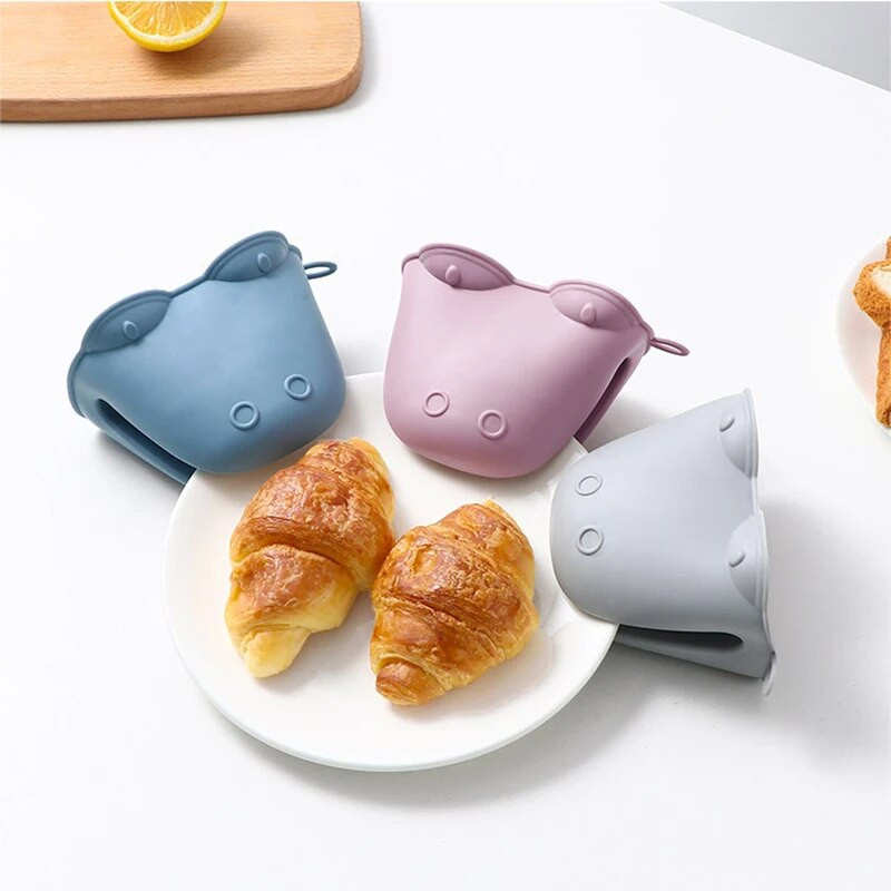 1 tk silikoonist kuumakindlad kindad, klambrid, isolatsioon, libisemisvastased, poti soolehoidja klambrid toiduvalmistamiseks küpsetusahju kindad