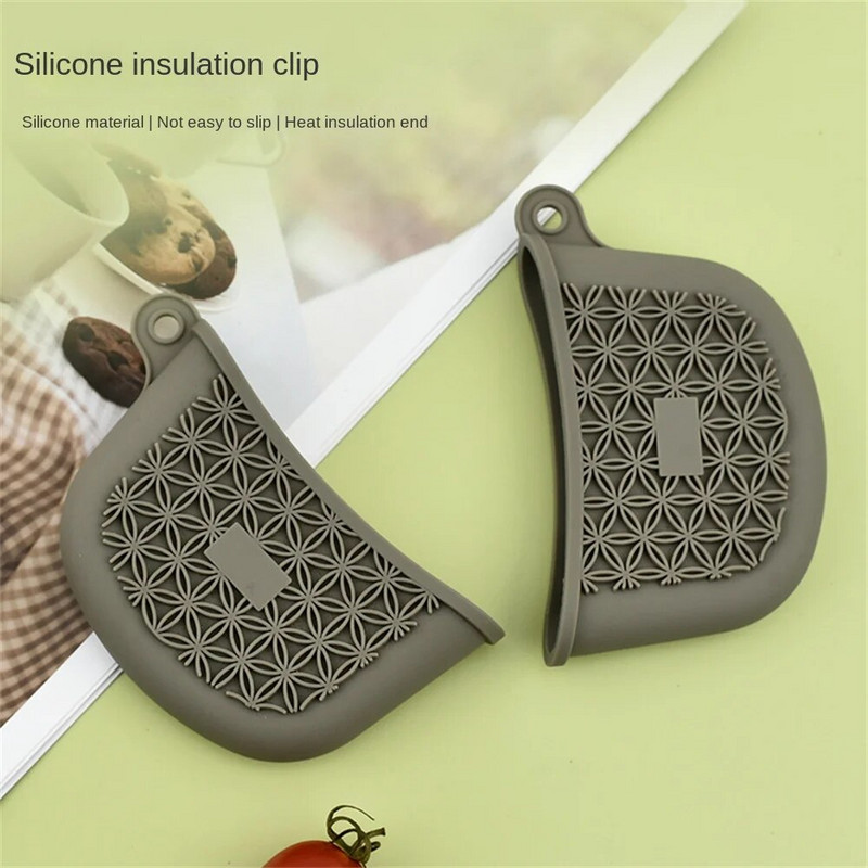1 ks silikónová tepelná izolácia rúry rukavice zapekacia mitt rukavica zapekacia miska ucho držiak na hrniec rúra úchop proti horúcemu hrncu klip kuchynské príslušenstvo