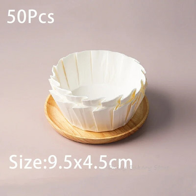 4/6 ιντσών Δίσκος χαρτιού λαδιού για τυρόπιτα Βάσκων Πτυσσόμενη φόρμα για κέικ Χαρτί μους μιας χρήσης απελευθέρωσης Χαρτί κέικ λαδιού ψησίματος Χαρτί άκρων