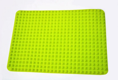 Szilikon sütőszőnyeg párna piramis alakú tapadásmentes BBQ serpenyő sütőedény formák mikrohullámú sütő tepsi lap konyhai sütőeszközök