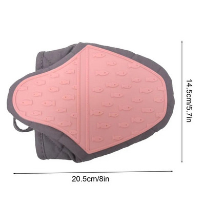 Köök Silikoonist Ahjukindad Kuumakindel Põletusvastane Libisemisvastane Kindad Kandik Nõude Kausi hoidik Küpsetus isolatsioon Käsiklamber