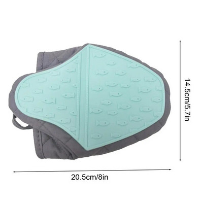 Köök Silikoonist Ahjukindad Kuumakindel Põletusvastane Libisemisvastane Kindad Kandik Nõude Kausi hoidik Küpsetus isolatsioon Käsiklamber