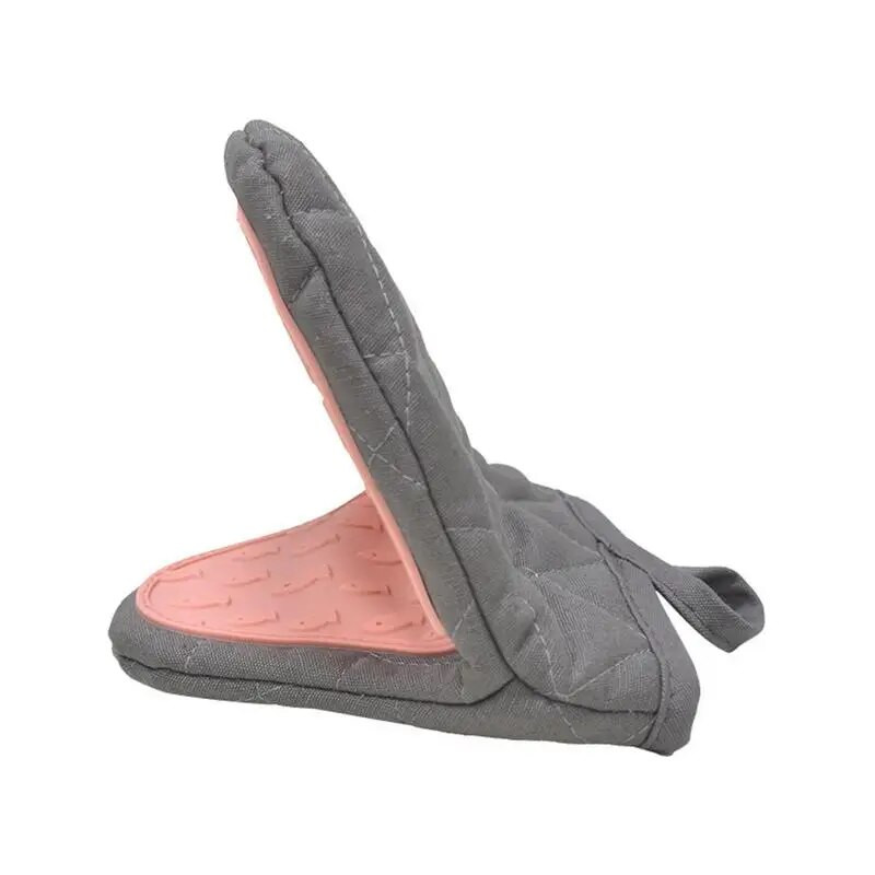 Γάντια φούρνου σιλικόνης κουζίνας Ανθεκτικά στη θερμότητα Αντιολισθητικά γάντια Δίσκος πιάτων Θήκη για μπολ ψησίματος Κλιπ χειρός μόνωσης