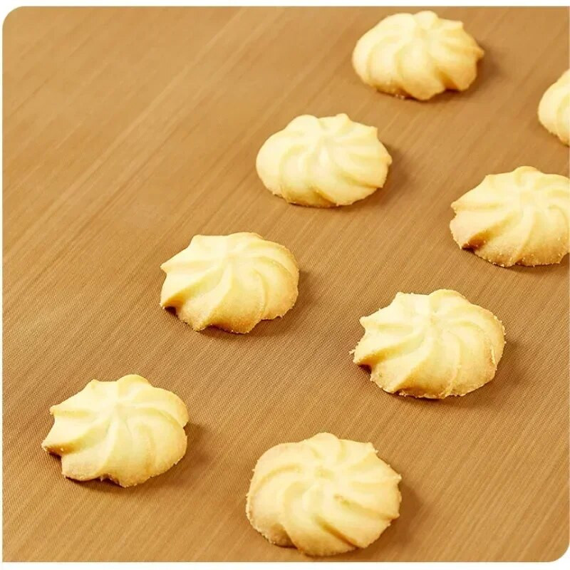 1 τεμ. Επαναχρησιμοποιήσιμα, ανθεκτικά φύλλα ψησίματος Αντιολισθητικό χαρτί πανί φούρνου Αντικολλητικό μαξιλάρι ψησίματος Υφασμάτινο ύφασμα από υαλοβάμβακα Αξεσουάρ αρτοποιίας