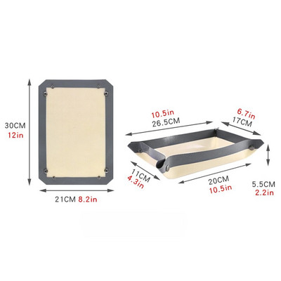 Paksendatud kiust küpsetusplaat ja silikageelist ahjupadi, sobib suurepäraselt leiva-makaroni küpsiste ja kanaprae jaoks, vastupidav kõrgele temperatuurile