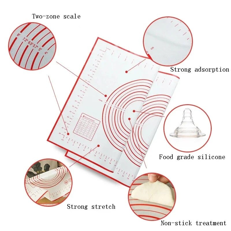 30*40cm Πατάκι ψησίματος σιλικόνης Performated Macaroon Cookie Φύλλο φούρνου Εκλέρ Φόρμα ζαχαροπλαστικής Κουζίνα moule ζαχαροπλαστείο σιλικόνης
