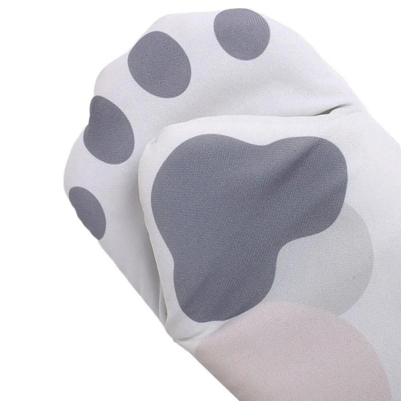 1vnt 3D animacinių filmų gyvūnų kačių letenos orkaitės pirštinės ilgos medvilninės kepimo izoliacinės pirštinės mikrobangų krosnelėje atsparios karščiui neslystančios virtuvės pirštinės