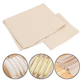 Ľanové kysnuté plátno Cesto Pekárenské panvice Kysnutie chleba Bageta Ľanové plátno Cesto Pekársky gauč Kysnutie utierky Podložka na pečenie