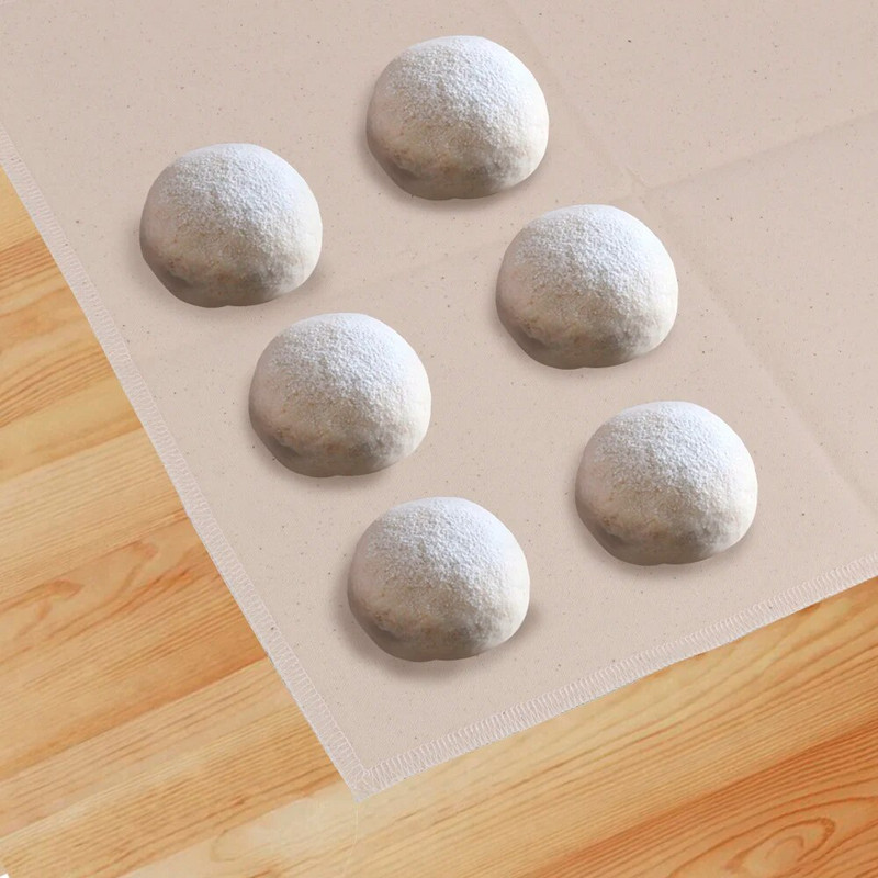 Ľanové kysnuté plátno Cesto Pekárenské panvice Kysnutie chleba Bageta Ľanové plátno Cesto Pekársky gauč Kysnutie utierky Podložka na pečenie