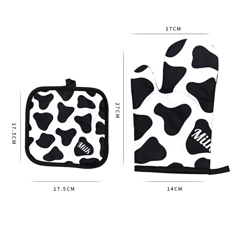 Zahustené tepelnoizolačné rukavice na pečenie do mikrovlnnej rúry, odolné voči vysokým teplotám, kuchynské náradie